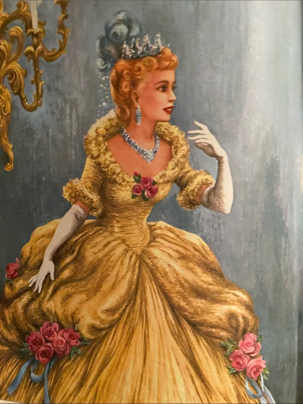 Cinderella Classic Fairy Tale Tales kid’s book Vintage 50s 1950s illustrations